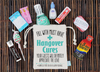 Bachelor Party Hangover Bag | Groomsmen Favors | Recovery Kit