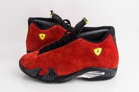 jordan 14 ferrari red