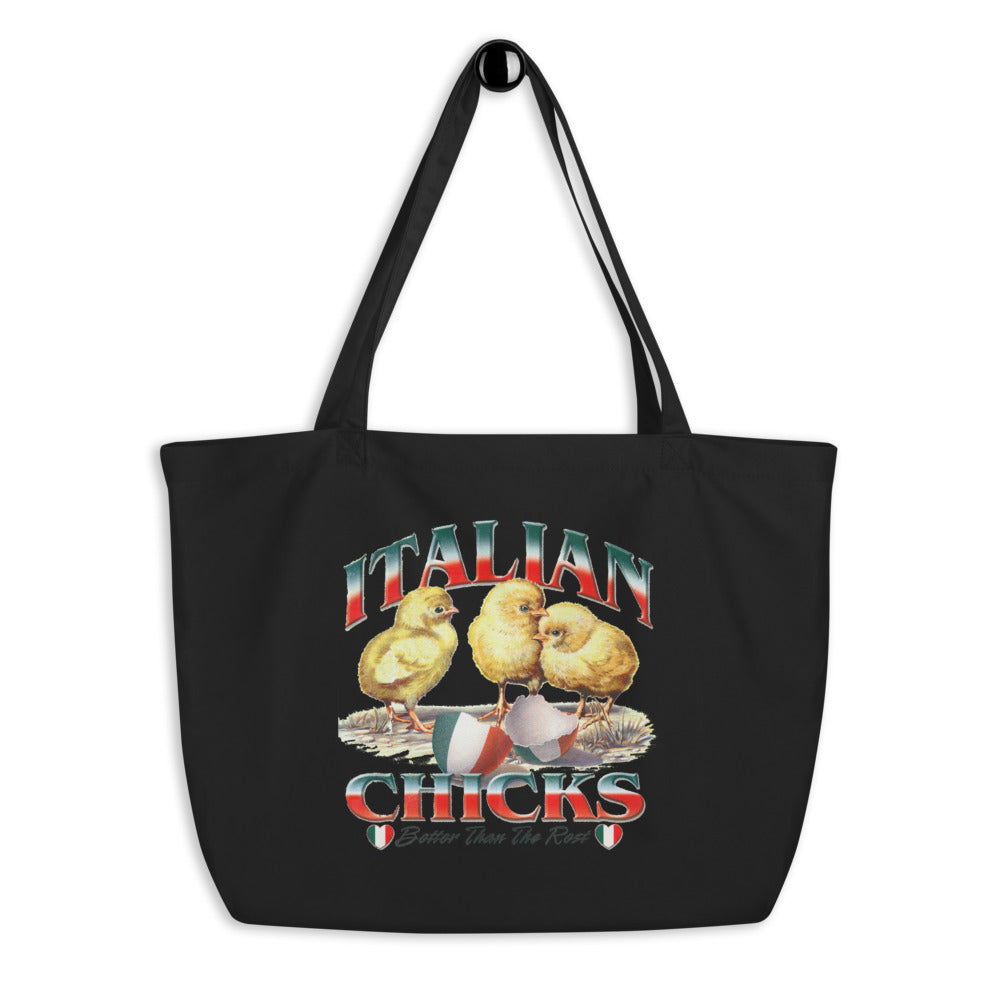 Download Italian Chicks Large organic tote bag - Guidogear