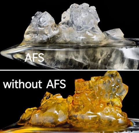 Using AFS CRC filters one can clearly improve the clarity and purity of the extract