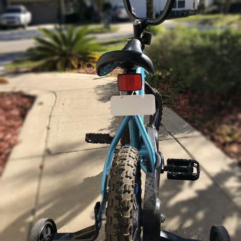 2x4 bike plate on 12" bike