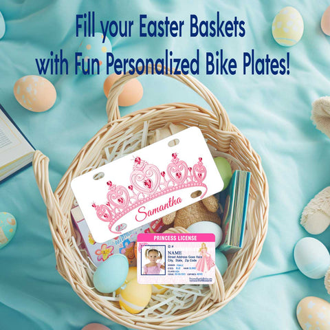 Easter Basket with Bike Plate