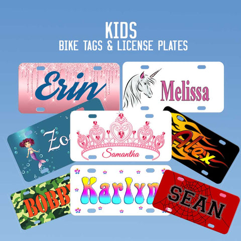 Bike Plates for Kids
