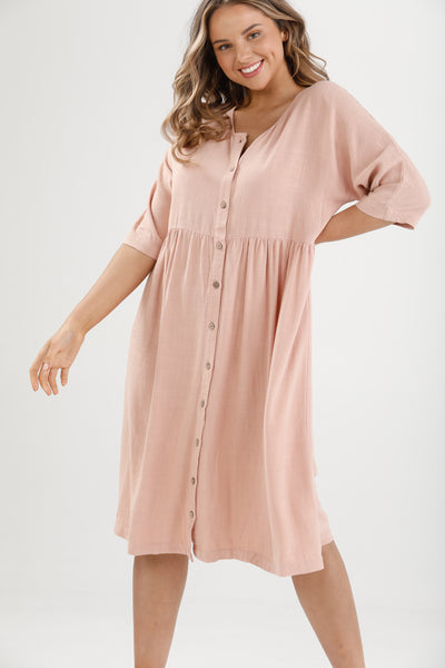 Chill Dress Spice Linen Viscose