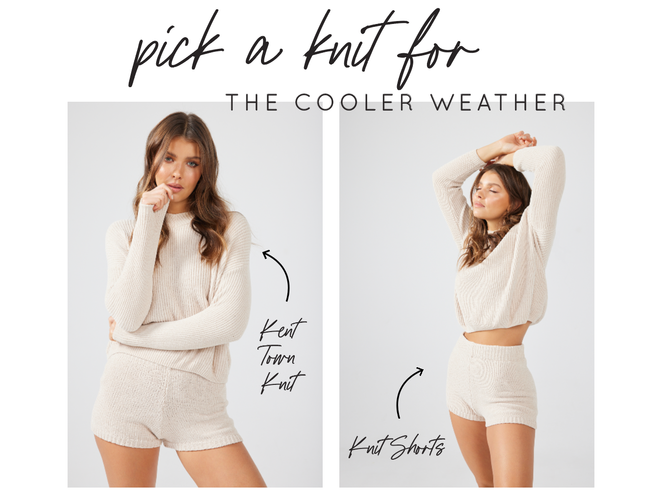 Pick a Knit for cooler days