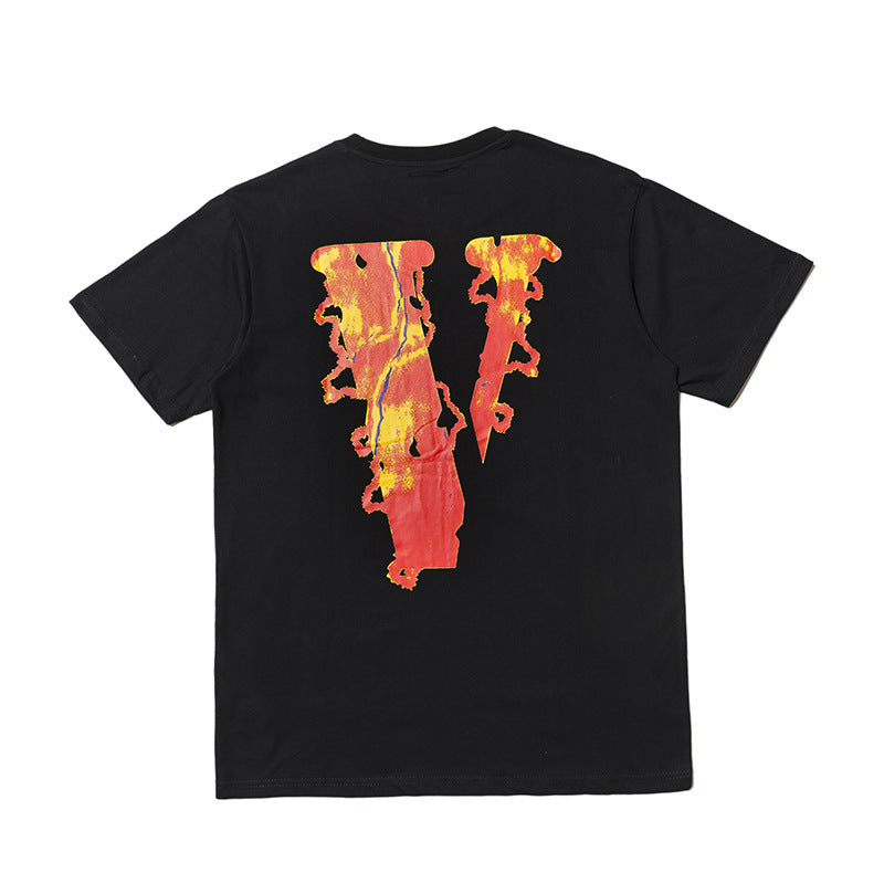 Vlone Flame Skull Tee – Shineshowme Online Store