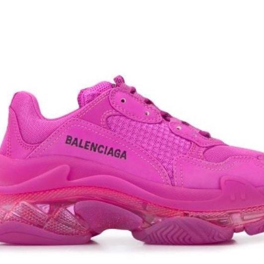 balenciaga triple s purple pink