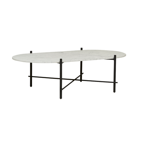 Elle Pipe Oval Coffee Table