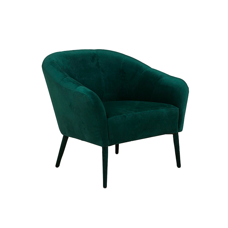 dark green tub chair