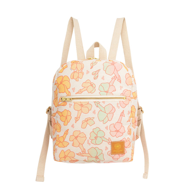 Mini Backpack • Seaflower • Sand over Hot Pink – Jana Lam Hawaii