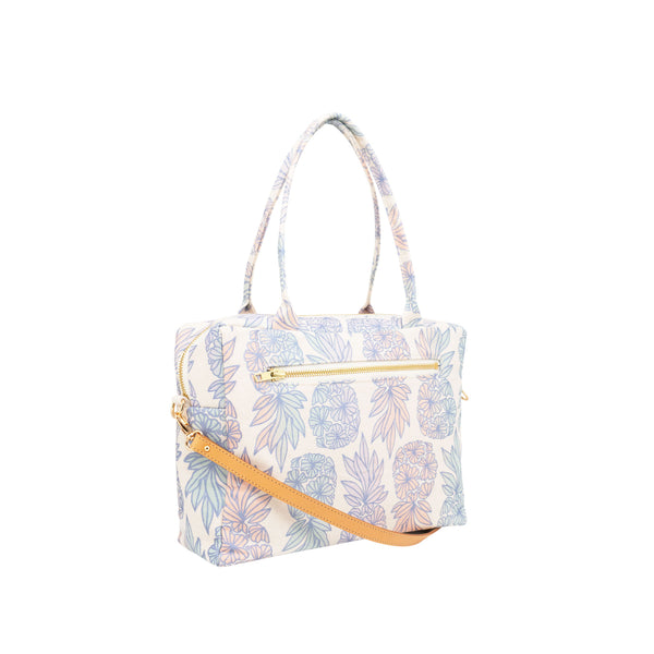 Jia Floral Convertible Beach Towel Tote Bag | KIM+ONO