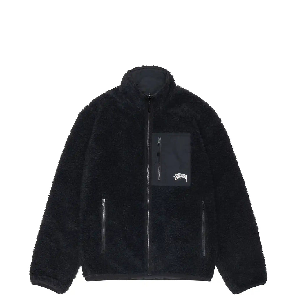 Stussy Sherpa Reversible Jacket, lava – Norwood