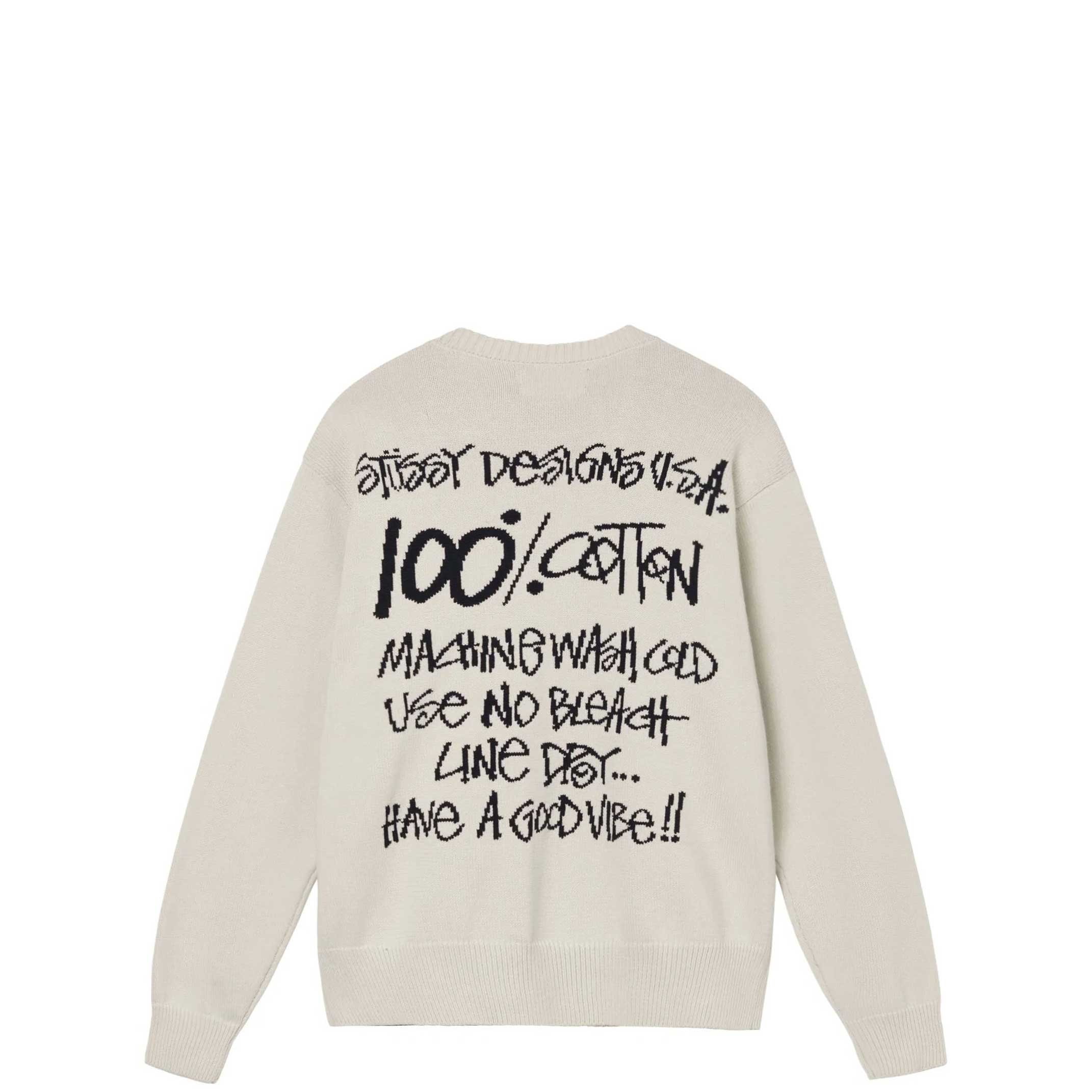 Stussy 22fw Care Label Sweater ニット セーター