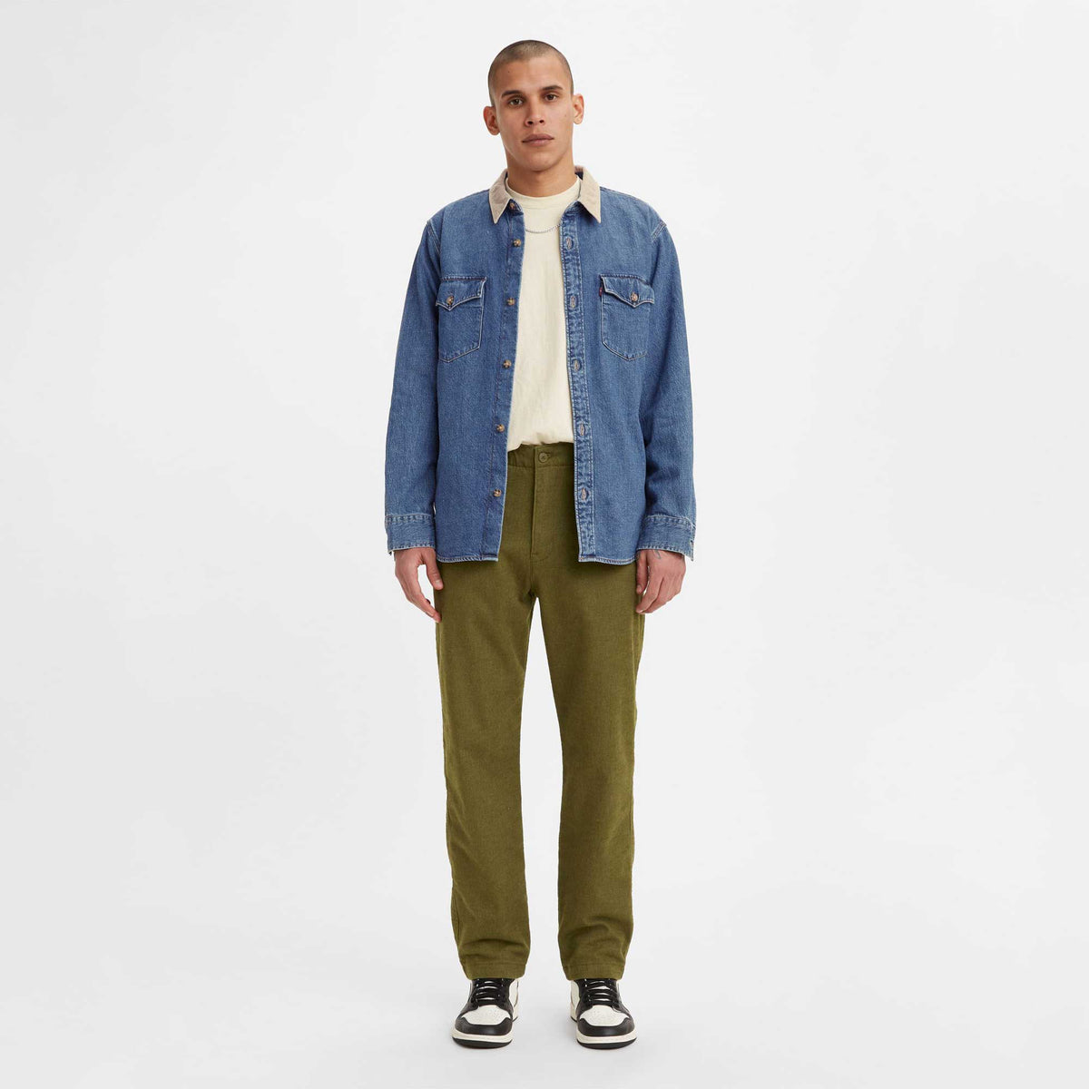 Levi's Xx Chino Ez Iii, dark olive s wm brshd mlnge, A1041-0024 ...