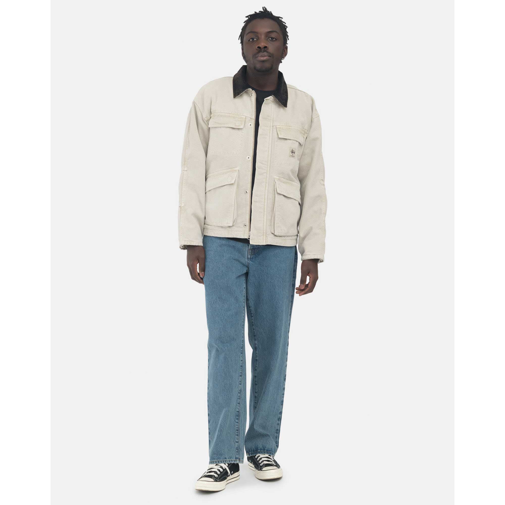 Stussy WASHED CANVAS SHOP JACKET equaljustice.wy.gov