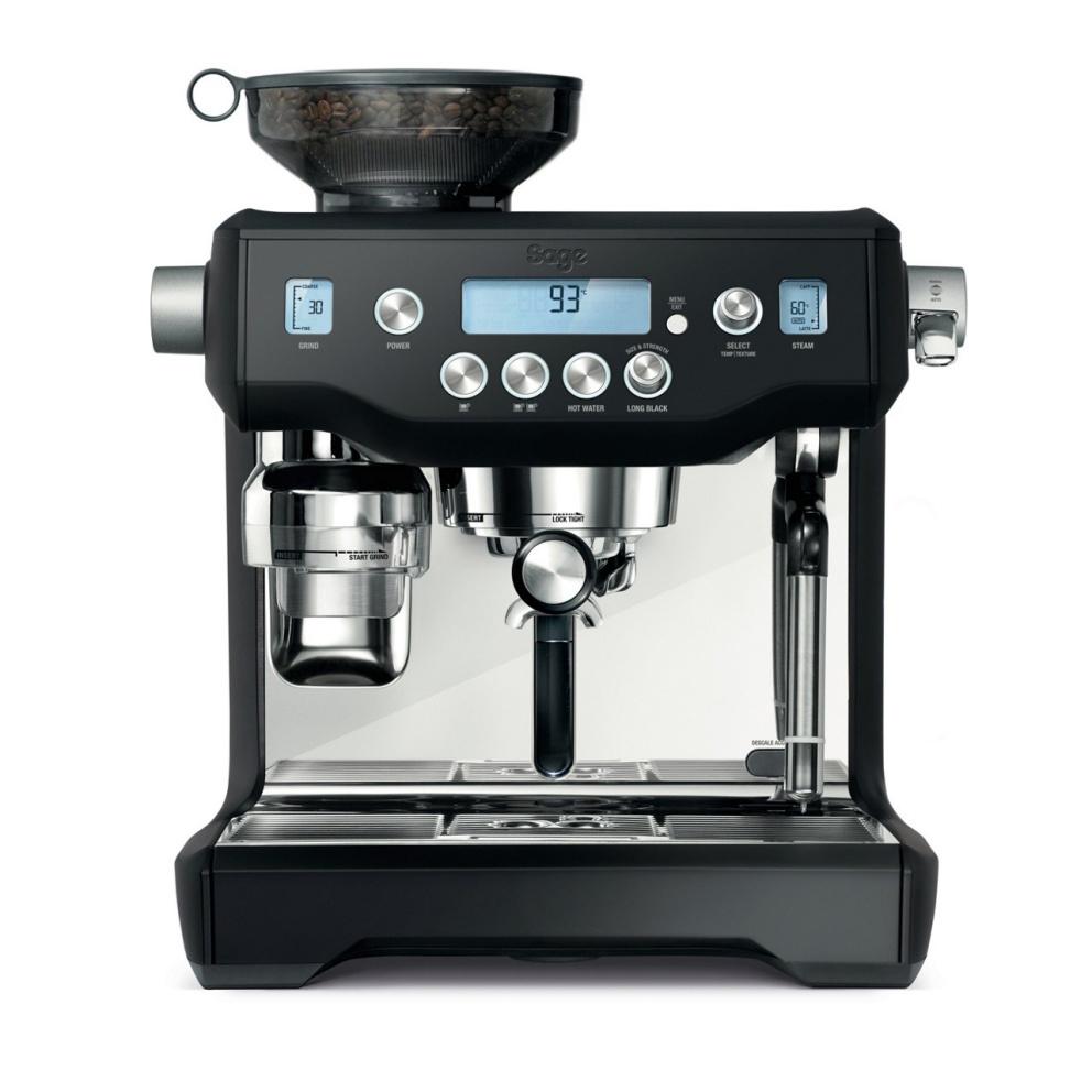 Sage Barista Express Impress Espresso Machine - Black Truffle