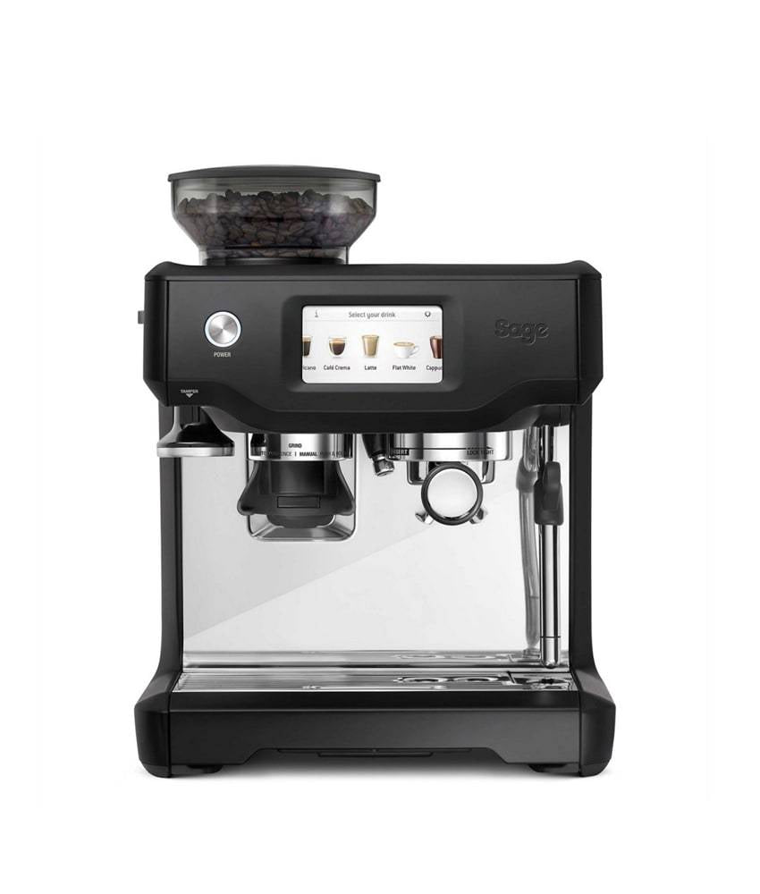 Sage The Barista Pro Espresso Coffee Machine in Black Truffle – You Barista