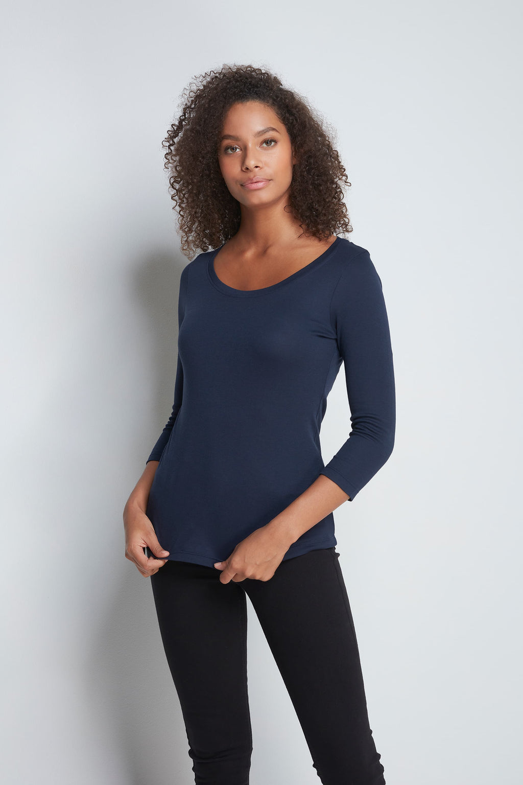 Women's 3/4 Sleeve Cotton Modal T-Shirts | Lavender Hill Clothing
