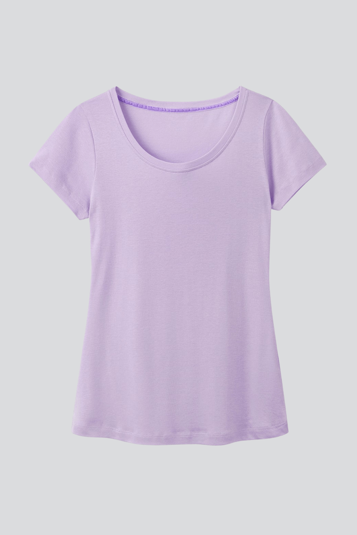 Floatley Women's Wireless Scoop Neck T-Shirt Bra LV5 Lilac Stone Medium NWT