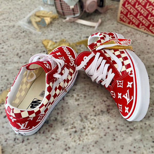 Supreme x Louis Vuitton Sk8-Hi's Exist - Sneaker Freaker