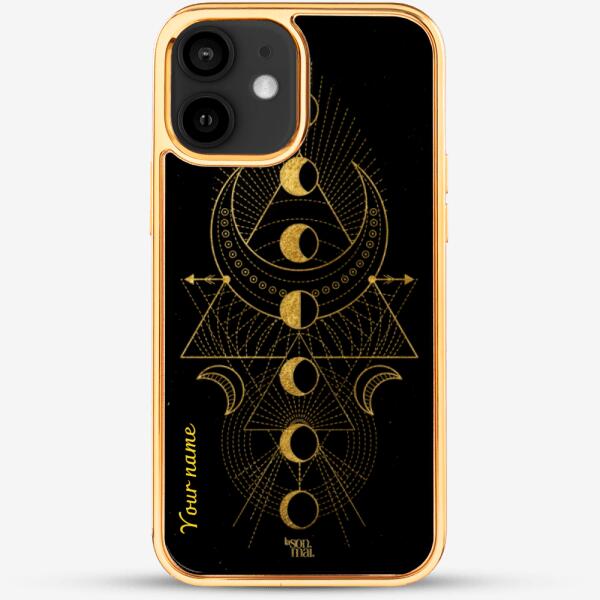 24k Gold Custom iPhone Case - Planet 2