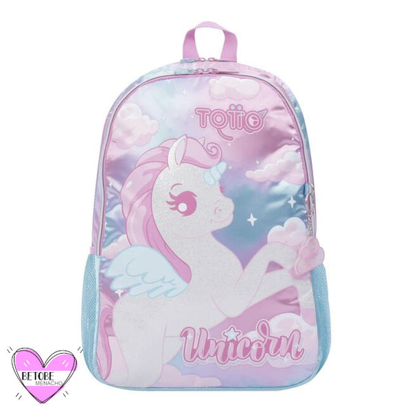 Mochila Escolar Mediana Unicornio Molky Be To Be Menacho