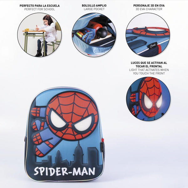 Mochila Infantil Spidey Amanzing Friends 3D ( Con Luces ) – Be To Be Menacho