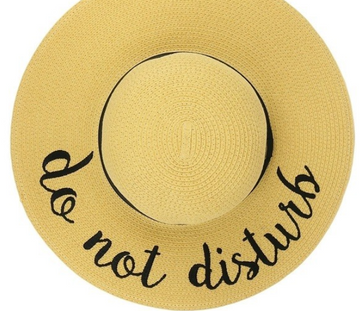 "Do Not Disturb" Sun Hat