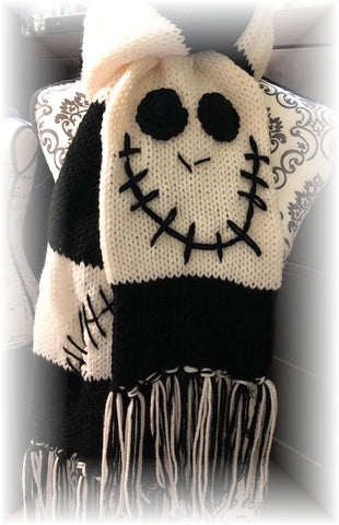 Skeleton Knit Scarf by Sharpin Designs