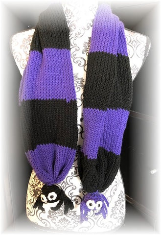 Spider Knit Scarf by Sharpin Designs