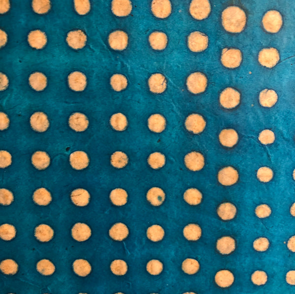 Natural polka dot paper