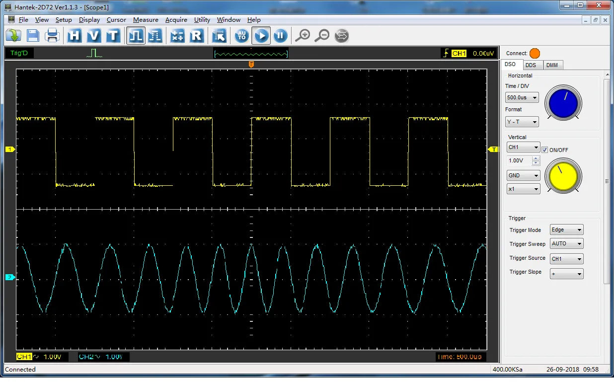 Hantek 2000 series 3-in-1 Digital Oscilloscope Waveform Generator Multimeter