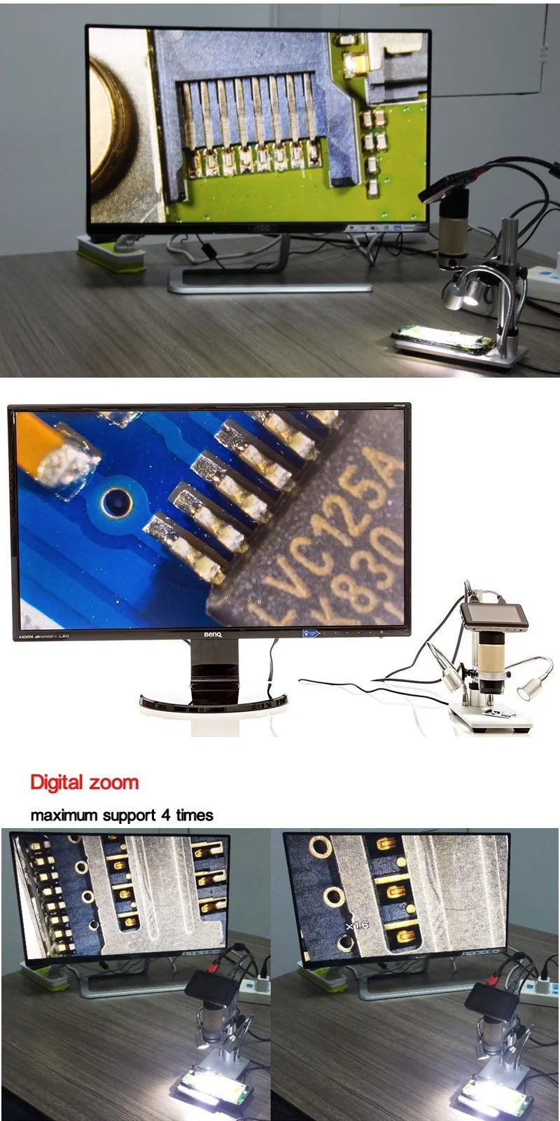 Andonstar ADSM201 1080P Full HD USB Microscope with HDMI Output