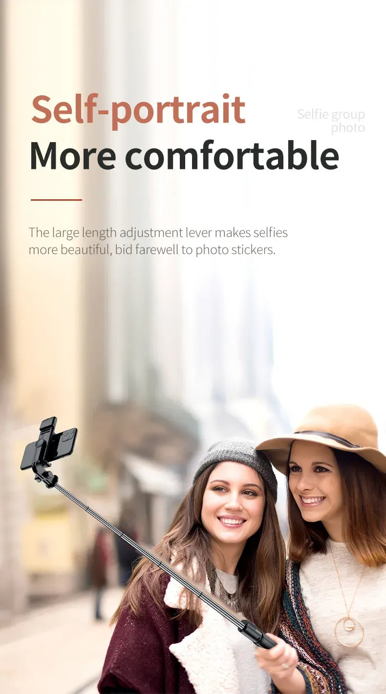 High Quality Selfie Stick/Tripod With Bluetooth Remote: Ideal for Phones, Go Pro's and more