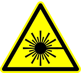 Laser warnign symbol