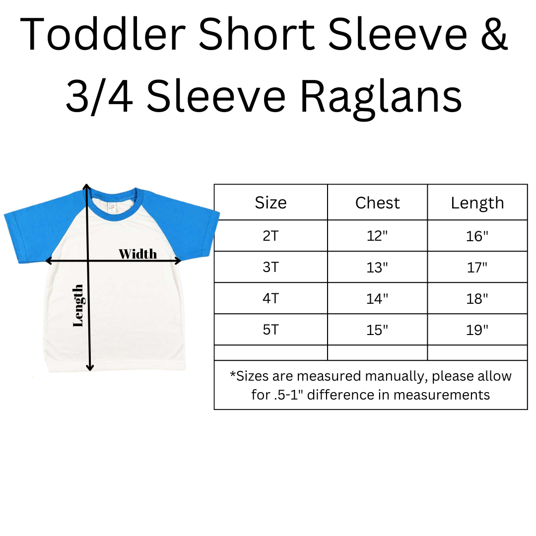 TODDLER Raglan, toddler sublimation raglan, 100% polyester toddler shirt, toddler  sublimation shirt – Bubbakins Blanks