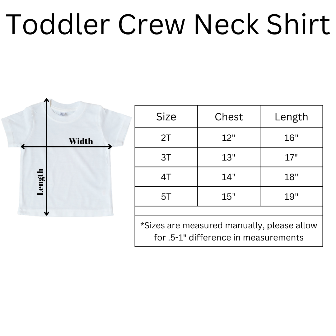 Blank Toddler Long Sleeve T-Shirts - Crew Neck - 100% Polyester