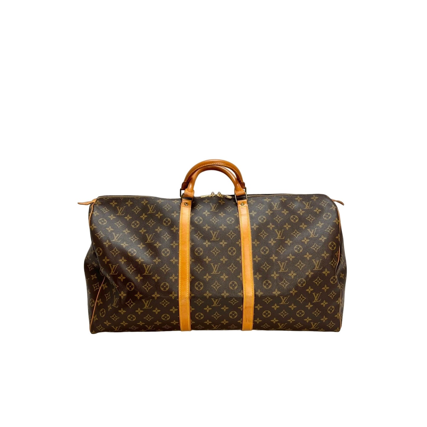 LOUIS VUITTON Monogram Macassar Keepall 45 Bandouliere Duffle Bag –  Debsluxurycloset