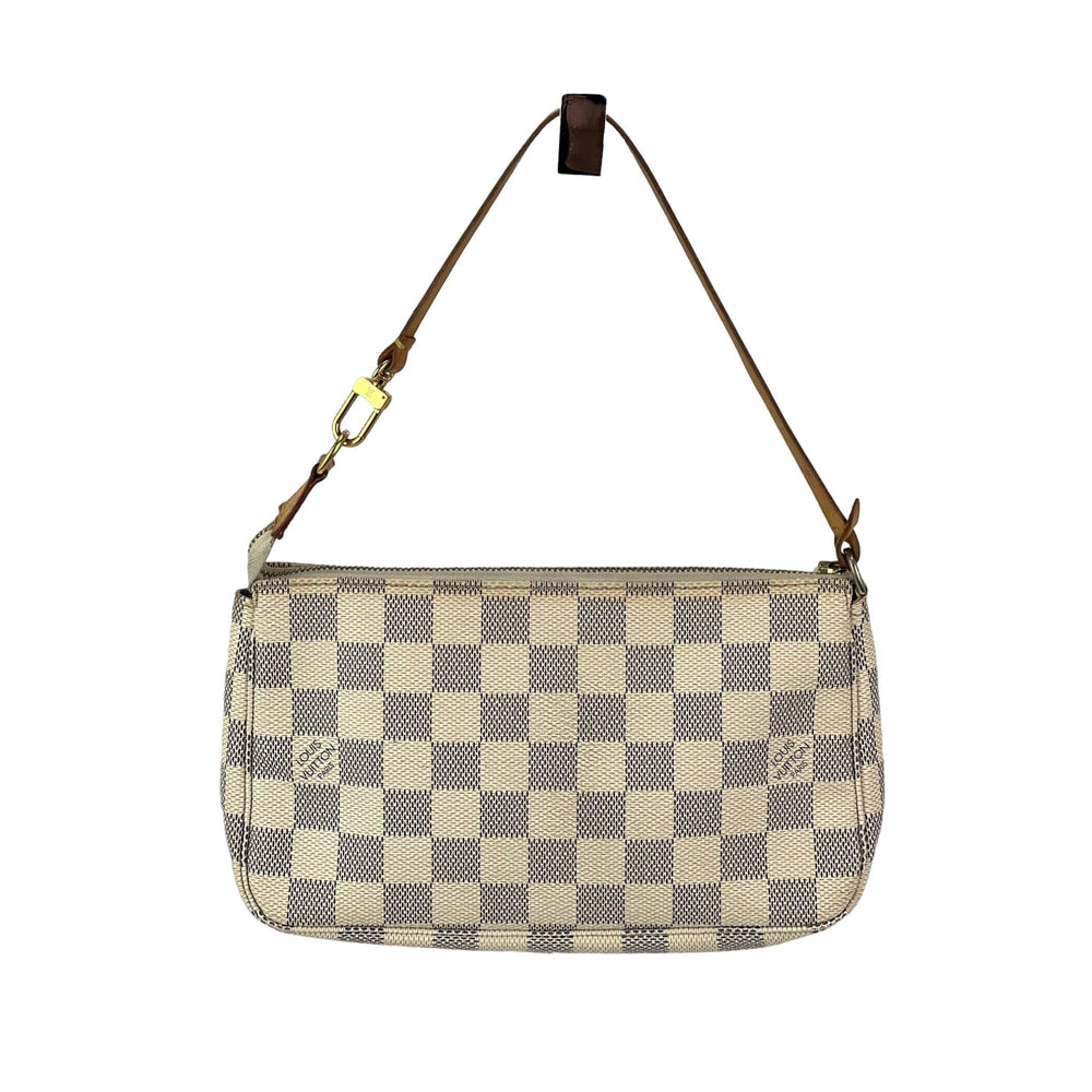 Louis Vuitton Louis Vuitton Pochette Damier Ebene Clutch Crossbody Bag From  Neverfull C26 Leather ref.639135 - Joli Closet