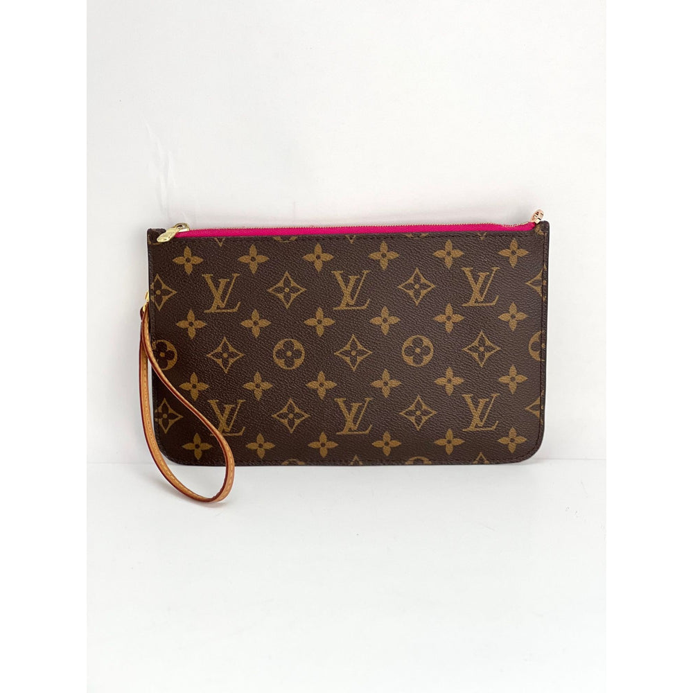 LOUIS VUITTON Pochette Damier Azur Clutch Crossbody Bag from NEVERFULL –  Debsluxurycloset