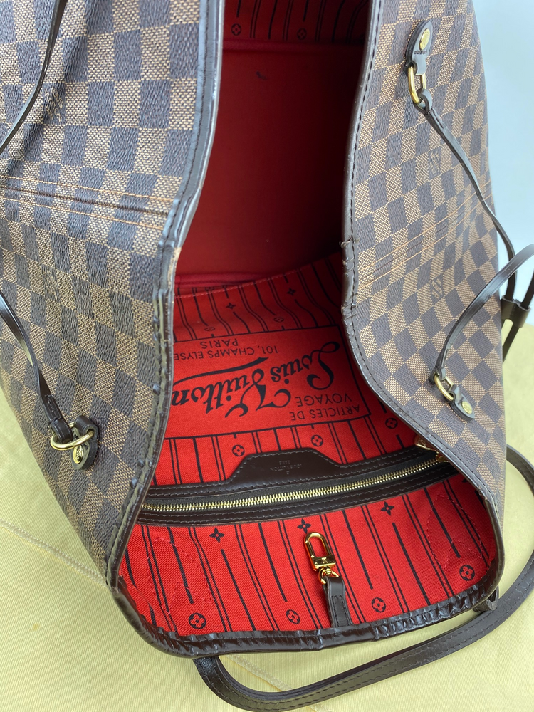 Louis Vuitton Neverfull GM Damier Ebene Tote N41357 Pre owned – Debsluxurycloset