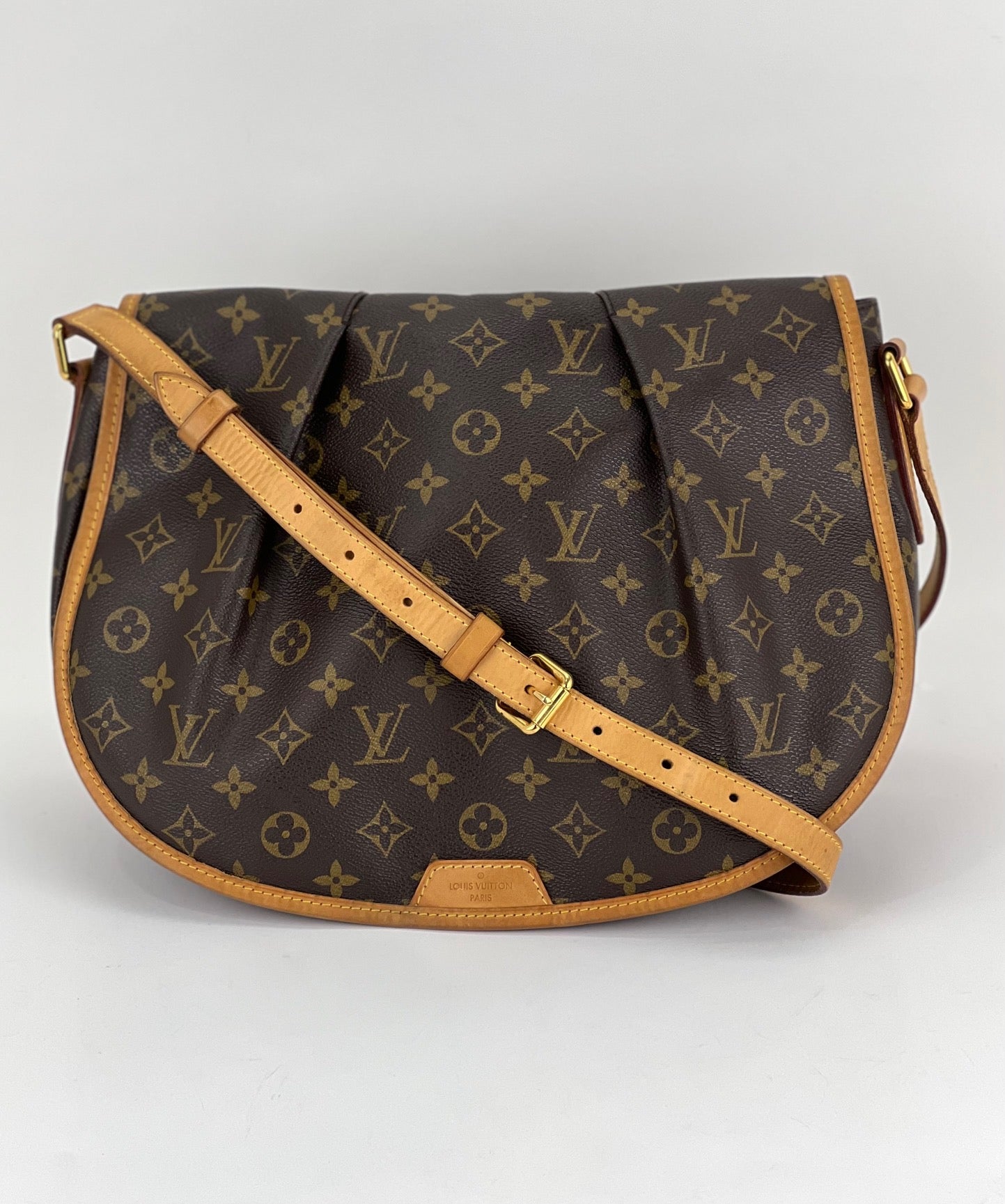 Louis Vuitton - Authenticated Tournelle Handbag - Cloth Brown for Women, Never Worn