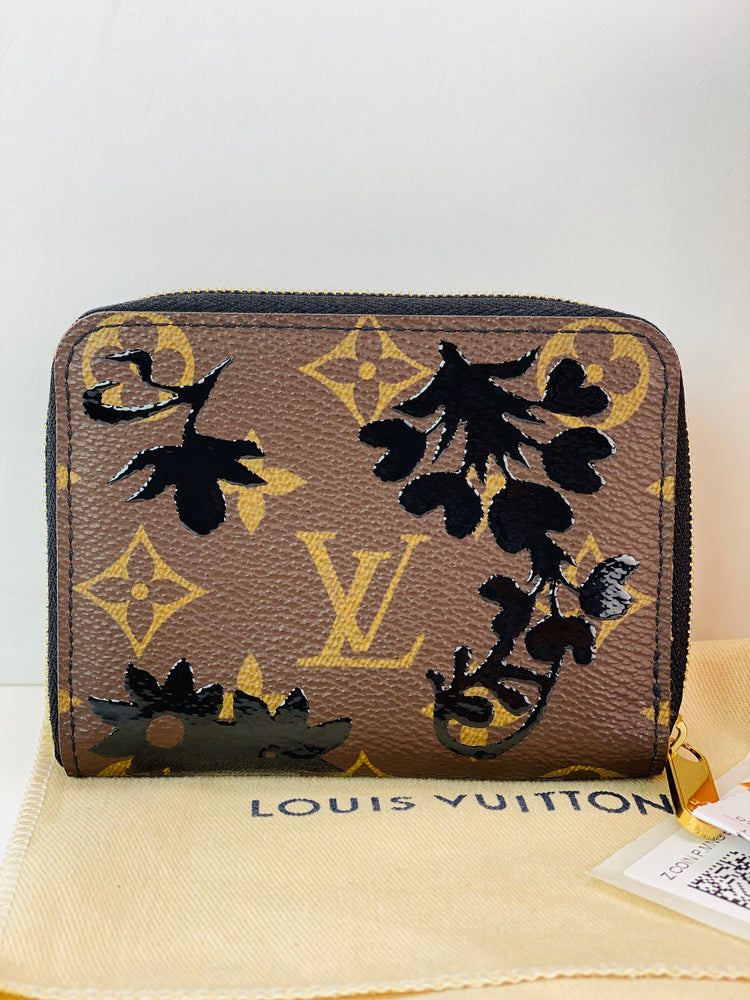 Louis Vuitton Limited Rare Zippy Coin Purse Wallet Monogram Blossom Fl – Debsluxurycloset