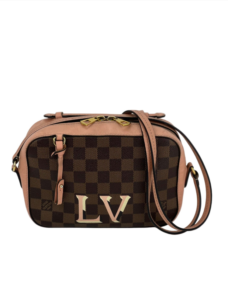 Louis Vuitton Speedy Bandouliere 30 Damier Azur Shoulder Hand Bag Added Insert Preowned