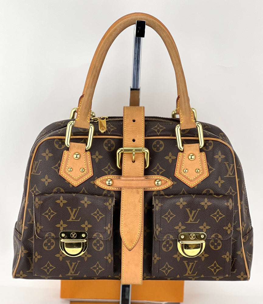 Louis Vuitton Handbag BOETIE PM Monogram Brown Canvas Hobo Tote Bag A702  Auth