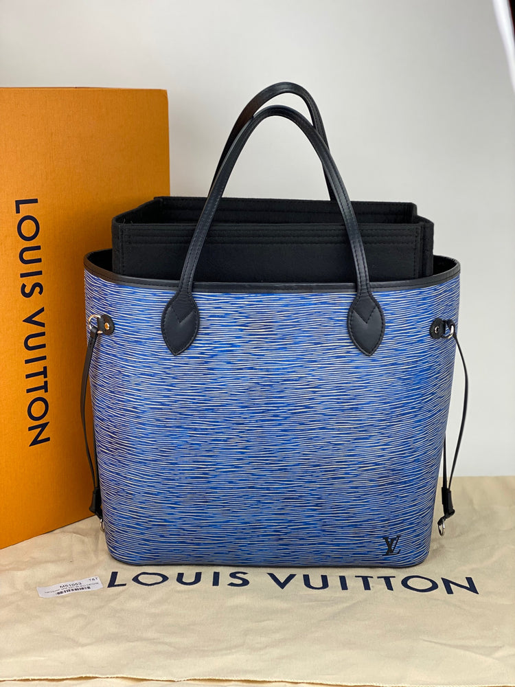 Louis Vuitton Phenix Shoulder Tote in Blue Jean Denim Blue Epi