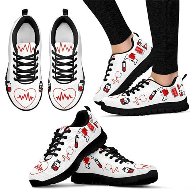 nurse themed shoes