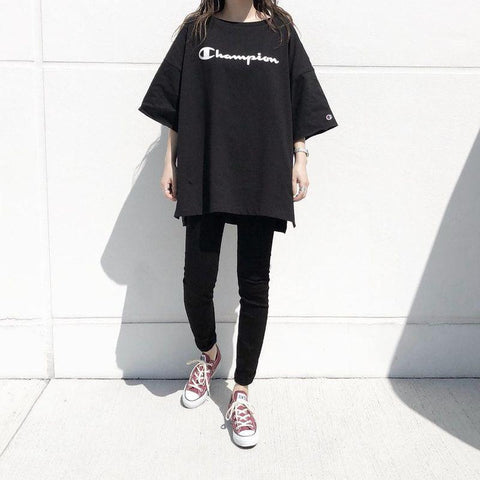 oversized t shirt how to wear
