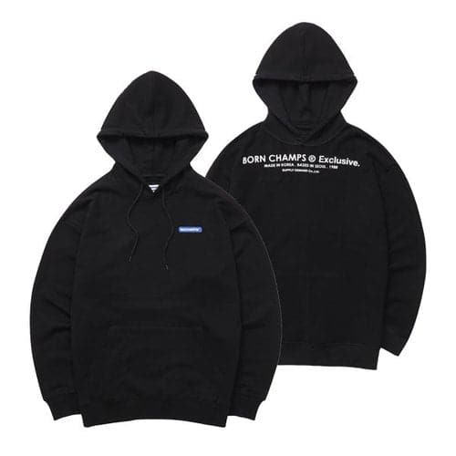 champs black hoodie