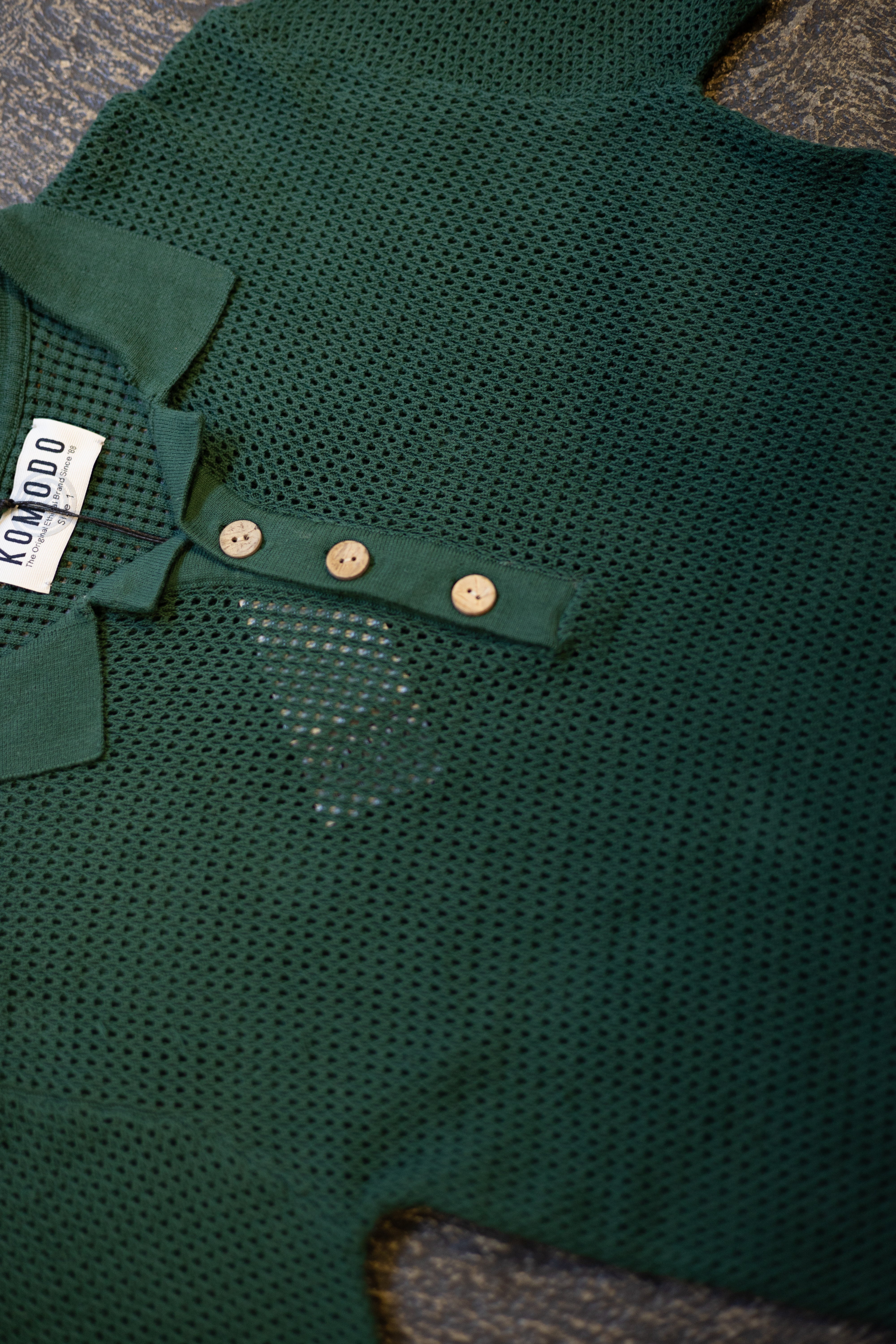 Komodo Oliver Polo Top Dark Green